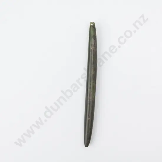 A Pre C19th Maori Greenstone Kuru (Pendant) - Y14691