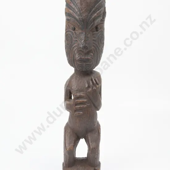 Contemporary Plaster Replica of a Tekoteko Figure