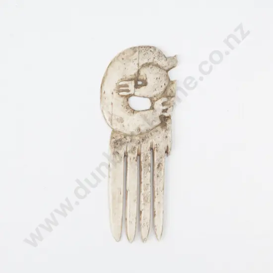 A Pre C19th Maori Bone Heru (Comb) - Y20941
