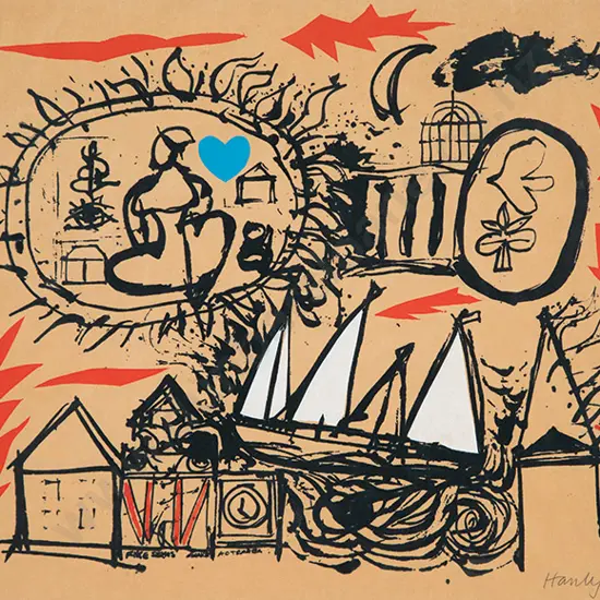 Pat Hanly - Fire Series: Awake Aotearoa