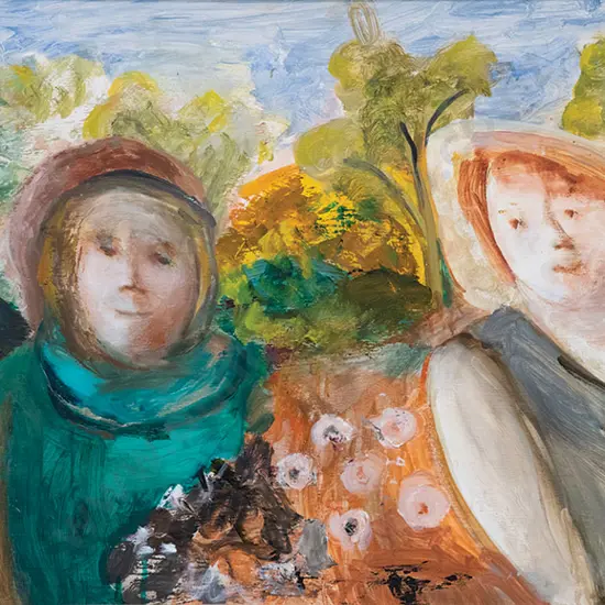 Patricia France - Women in a garden