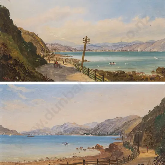 Charles Blomfield - View of Wellington & Hutt Valley (2)