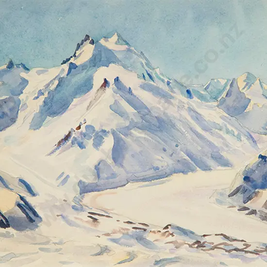 A A Deans - Tasman Glacier