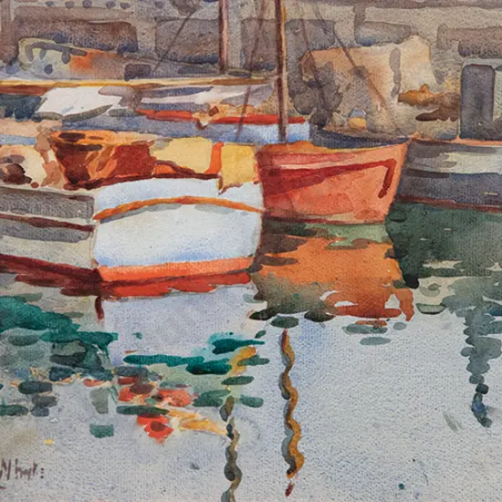 Alice Whyte - Harbour Scene