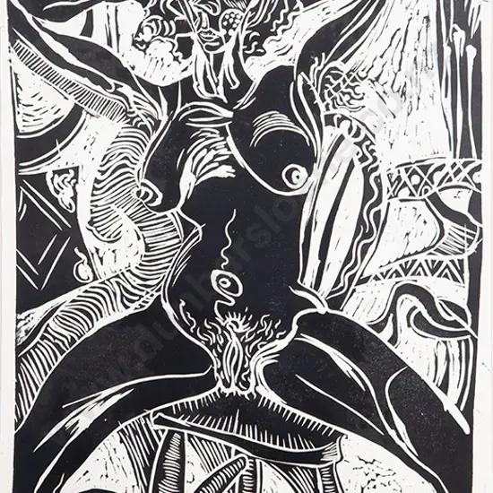 Philip Clairmont - Seated Nude