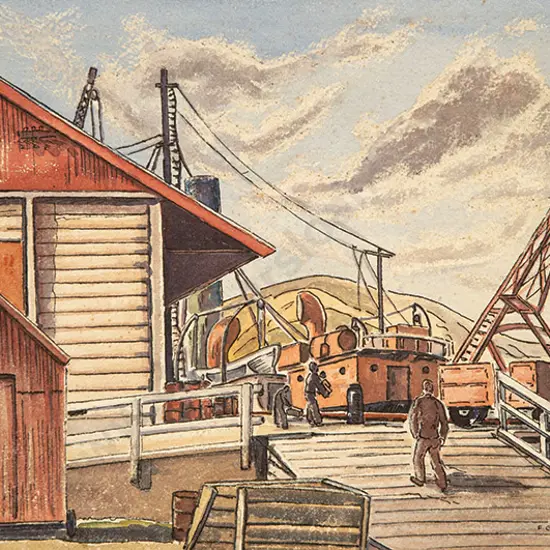 Frank Gross - Down at the Wharf