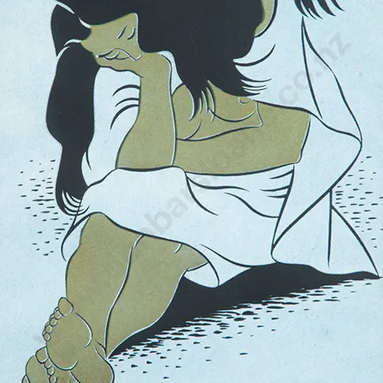 E Mervyn Taylor - Sleeping Woman