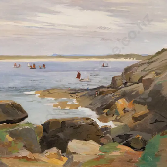 Cecil Fletcher Kelly - Fishing Boats, St Ives