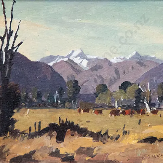 R B Watson - Grazing Cows