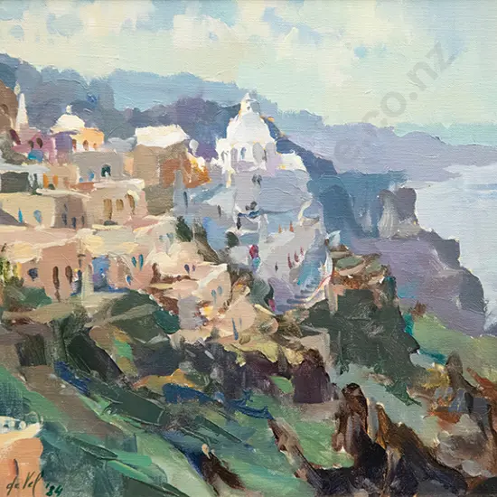 Gaston de Vel - Hillside Village, Santorini