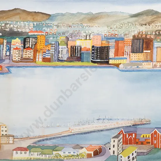 Annie Baird - Wellington Harbour from Roseneath