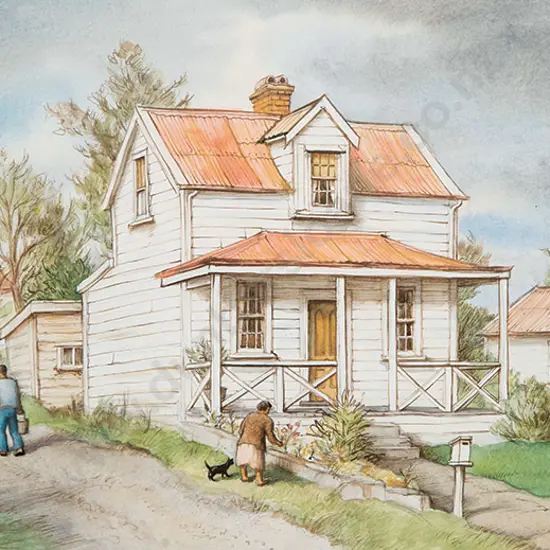 Elise Mourant - Early Colonial Cottage