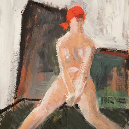 Cecil Manson - Seated Nude No. 14