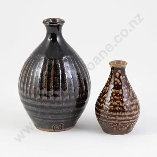 Mirek Smisek Two Ovoid Specimen Vases