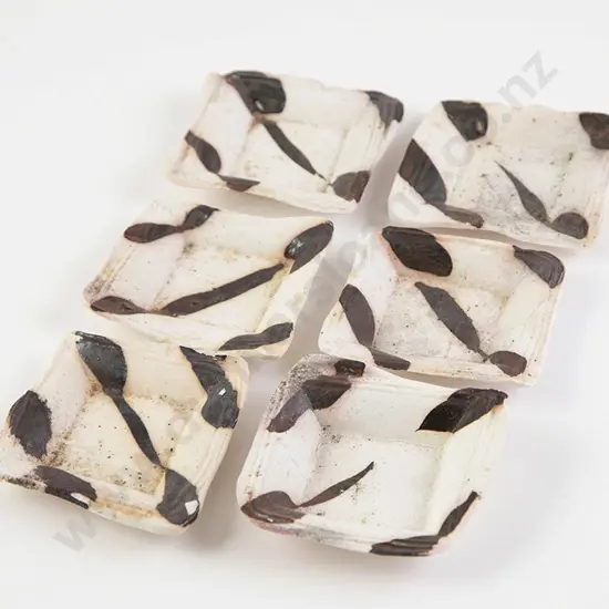 Six Richard Parker Miniature Dishes