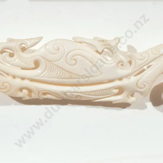 Owen Mapp 'Taniwha' (1984) bone carving
