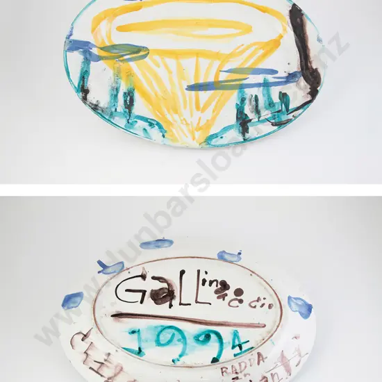 Gavin Chilcott Hand-painted Ashet