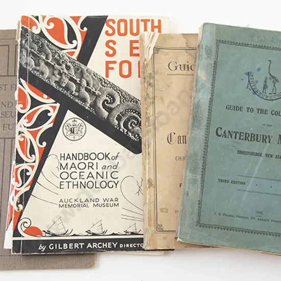 Guide To The Collections Of Canterbury Museum (2 Vols) & Booklets