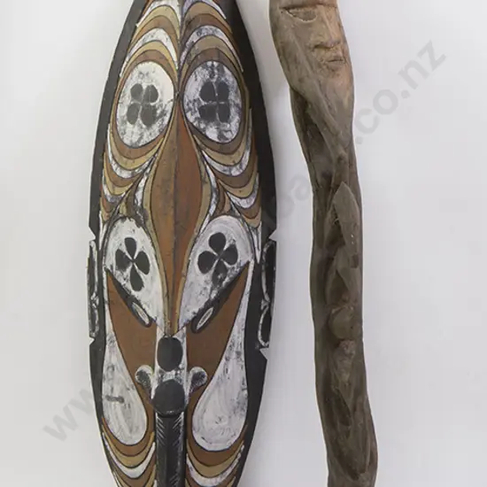 PNG Ancestral Carved Figure & Mask
