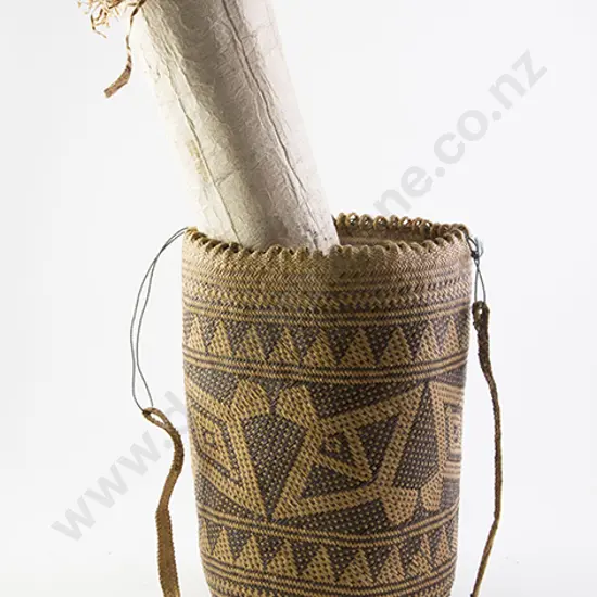 Finely Woven Shoulder Basket