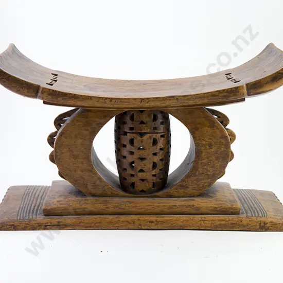 African Ashante Fruitwood Stool