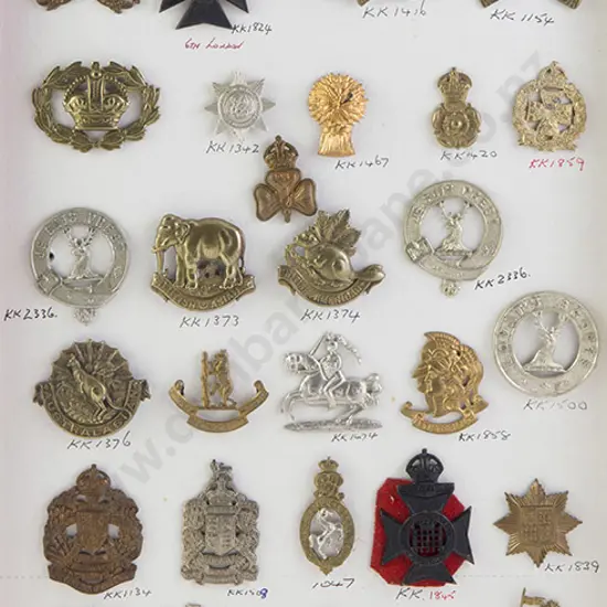 Collection Mainly British Regimental Cap Badges