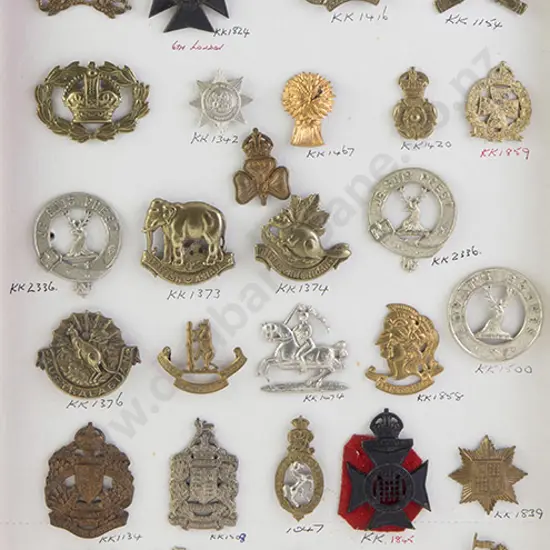 Collection Mainly British Regimental Cap Badges