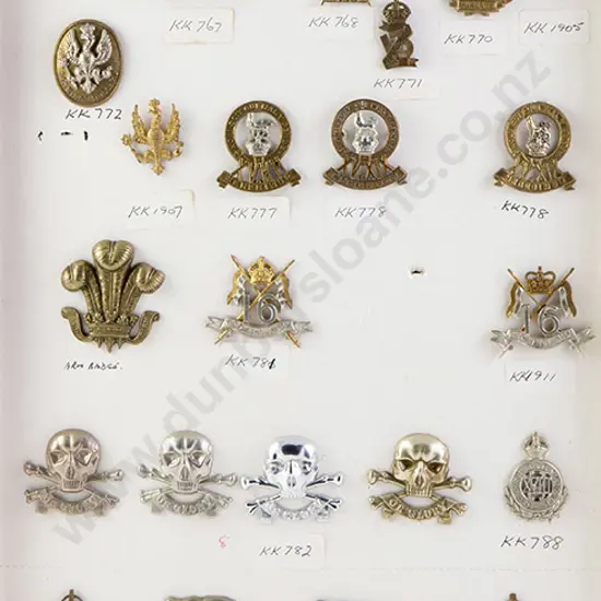 Collection Mainly British Regimental Cap Badges