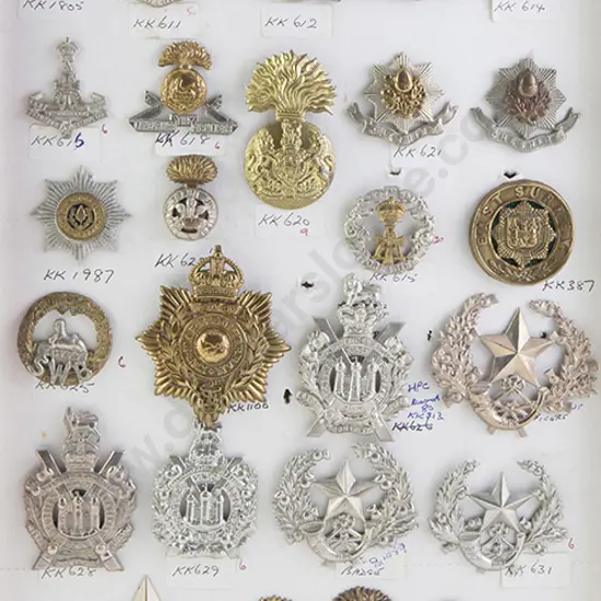 Collection Mainly British Regimental Cap Badges