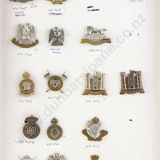 Collection Mainly British Regimental Cap Badges