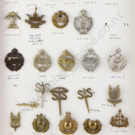 Collection Mainly British Regimental Cap Badges