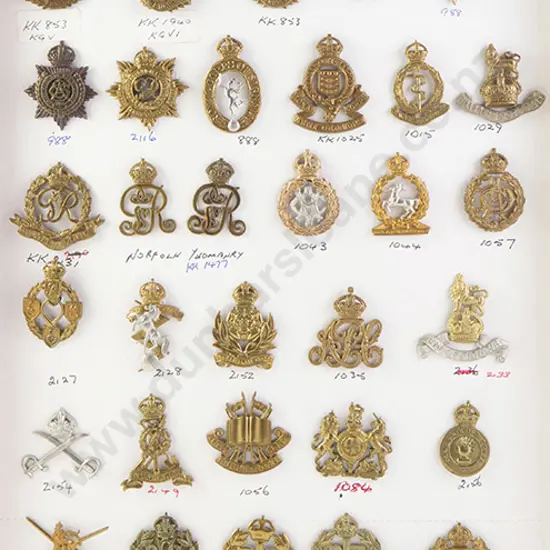 Collection Mainly British Regimental Cap Badges