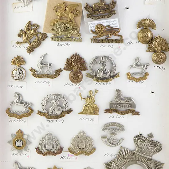 Collection Mainly British Regimental Cap Badges