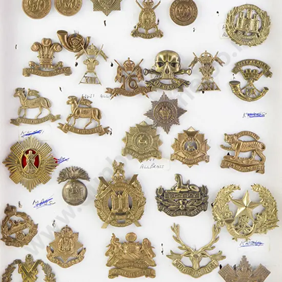 Collection Mainly British Regimental Cap Badges