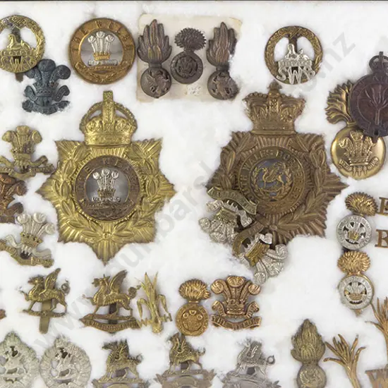 Collection Mainly Welsh Regimental Cap Badges