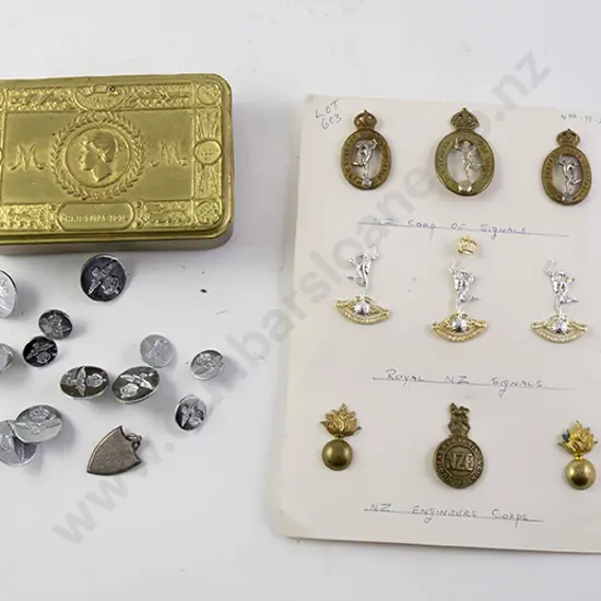 Collection NZ Regimental Cap Badges