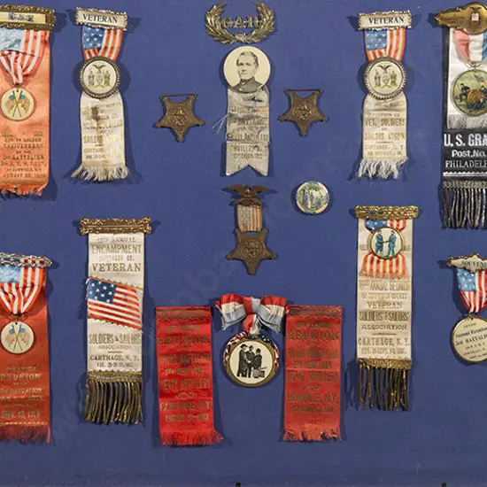 Collection American Civil War Veteran Ribbons