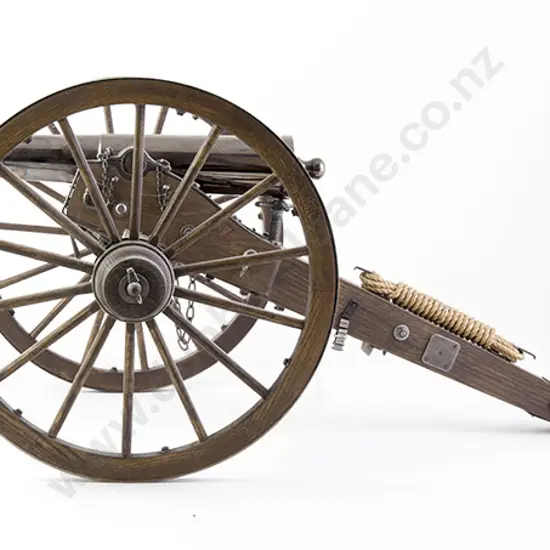 Model of C1860 12lb Cannon with Limber