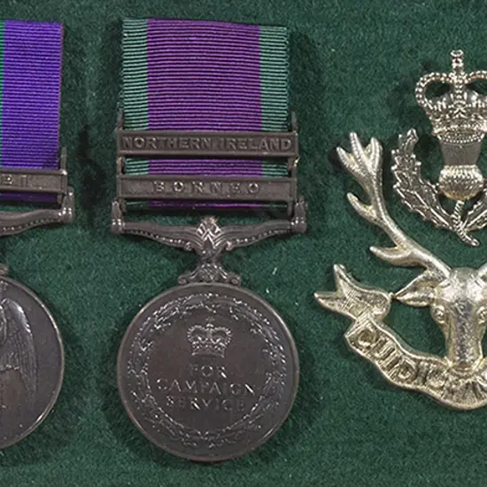 Post WWII Two Medal Group
