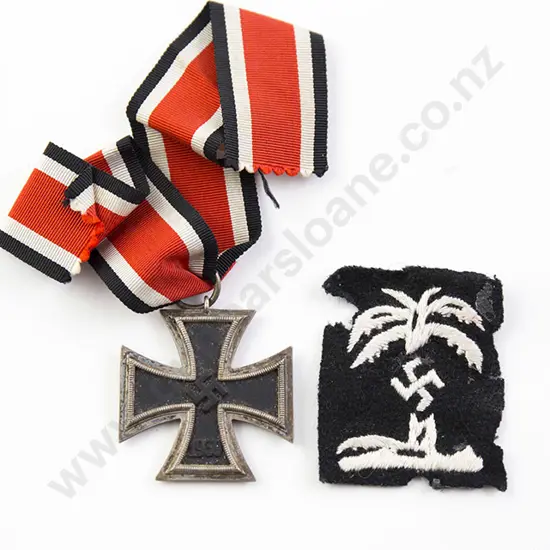 German Iron Cross and Cloth Badge