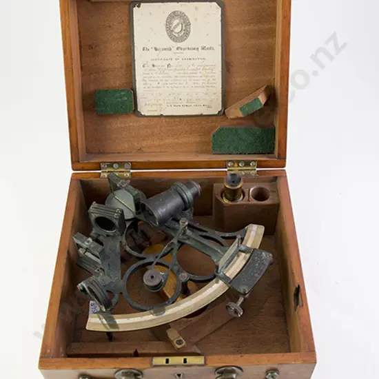 C20th Mahogany Cased Sextant