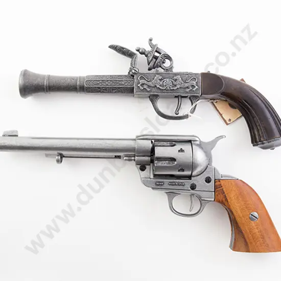 Boxed Spanish Denix Replica Revolver and other