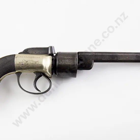 C19th English Transitional 6 Shot Revolver