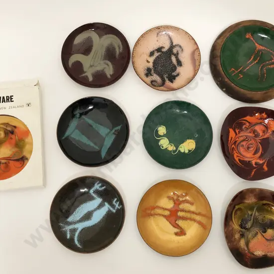 NZ Enamel on Copper Dishes (10)