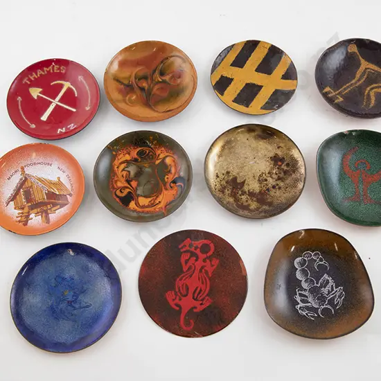 NZ Enamel on Copper Dishes (10)