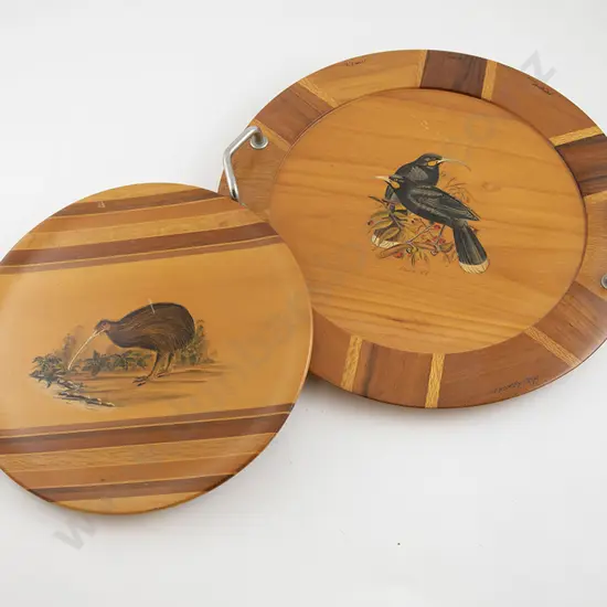 NZ Sovereign Ware Native Timber Tray, Plaque and various