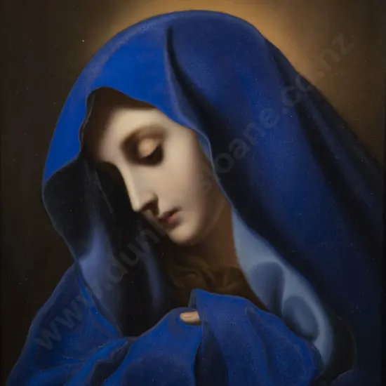 Probable KMP Hand Painted Tile