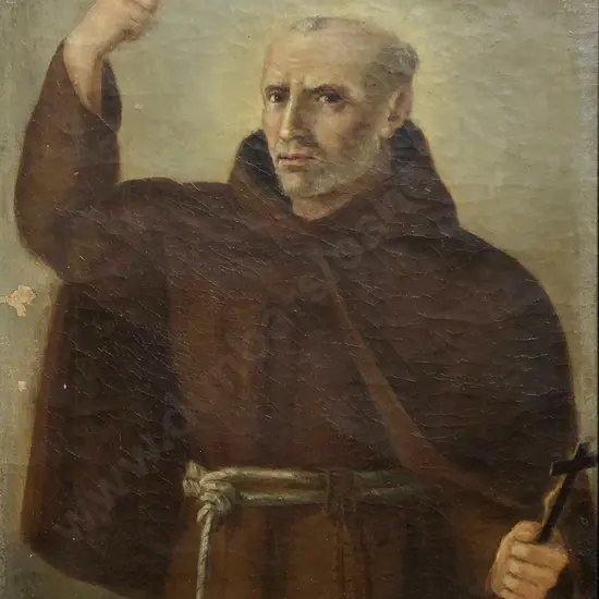 Early C20th Greek Icon on Board