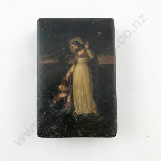 C19th Brunswick Lacquered Snuff Box