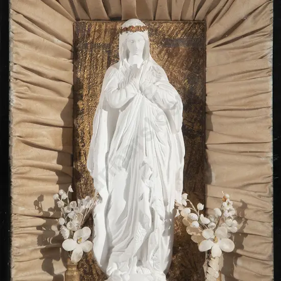 Late C19th Religious Shadow Box